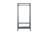 BSCI Bamboo And MDF 2 Shelves Coat Rack With Shoe Bench
