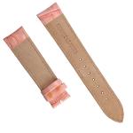 Youth Pink 24mm Leather Watch Strap Bands ROHS Certificate