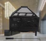 Customized Wire Welded Steel Barbecue Grills Wood Fired Metal Bbq Pit