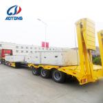 3 Axle Extendable Low Bed Semi/Truck Trailers with 11.00r20 12r22.5 315 385