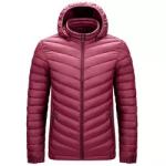 knitted clothin Reversible Goose Down Jacket Mens Puffer Jacket Motorcycle