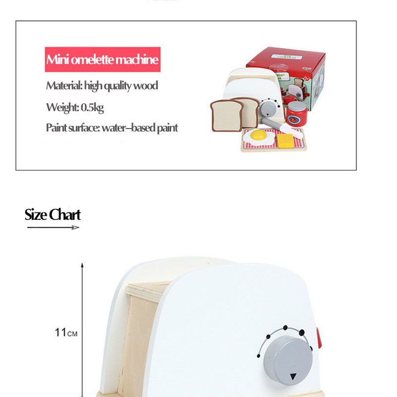 Simulation Coffee Machine Wooden Miniature Kitchen Set For Baby Early Learning