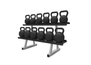 China Steel Powder Coating Full Gym Equipment Kettlebell Rack factory
