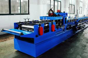 China Q195-235 Blue C Z Purlin Roll Forming Machine factory