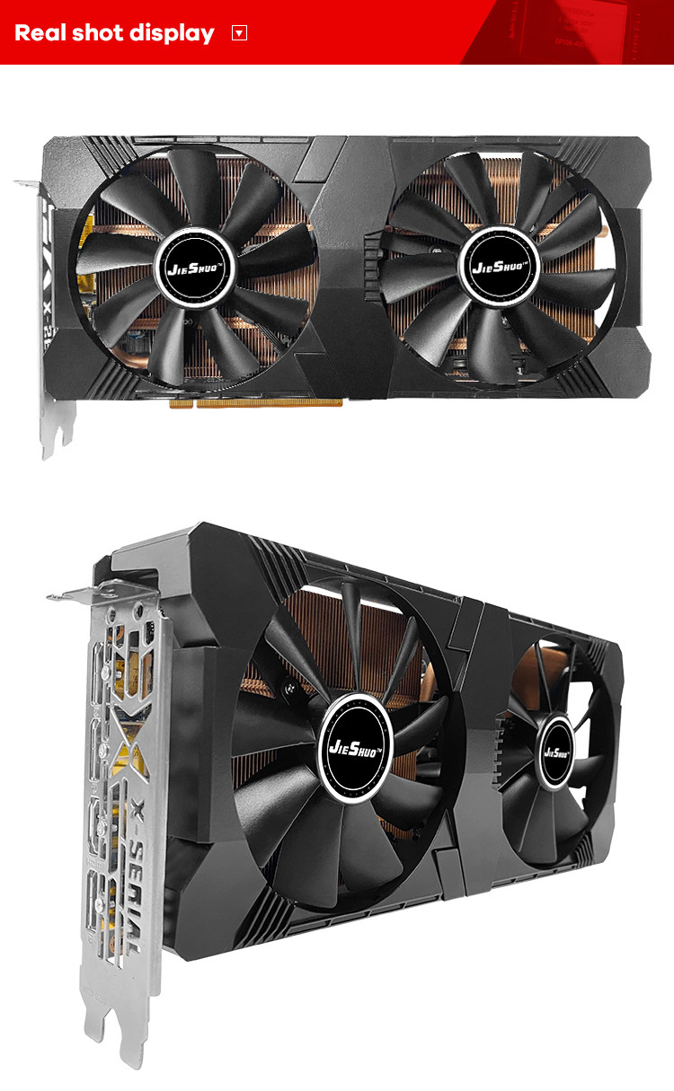 6G GDDR6 RX 5600 XT Graphics Card GPU PC 256BIT Computer Esports Game Video Card