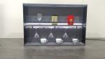 Kitchen Organizer Rack Shelf Storage Cabinet Backplane Light Table Shelf