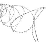 Anti Rust Cbt 65 Razor Barbed Wire Security Hot Dipped Galvanized