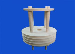 China Advanced Technical Ceramics Solar PV Photovoltaic Equipment Parts Alumina Ceramic Vertical Boat factory