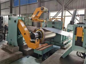 China Home Appliance Sheet Flying Cut To Length Line For PPGI Steel Coil factory