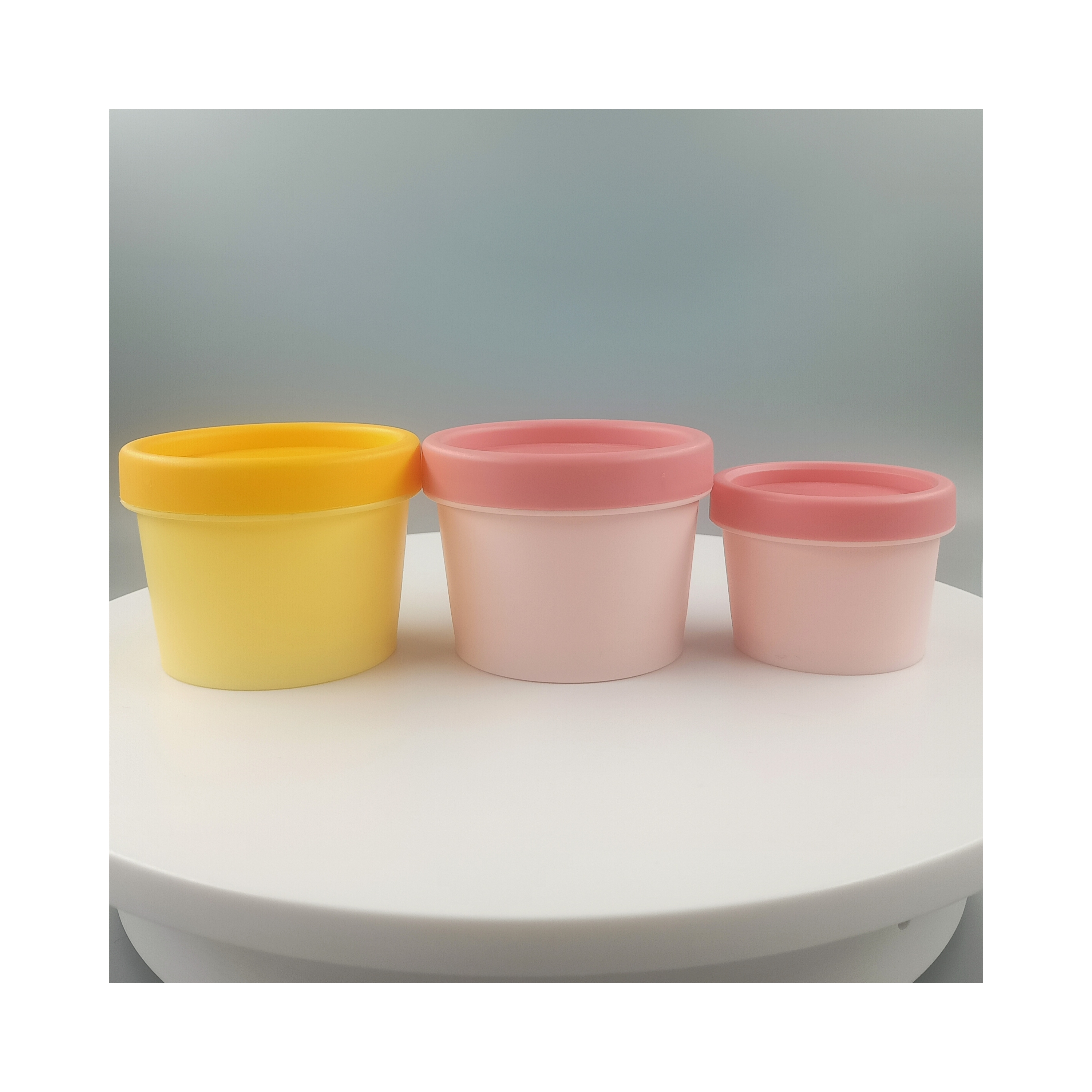 Yuyao Yuhui Commodity Plastic Collar Skin Care Cream 50g 100g PP Jars for Buyers