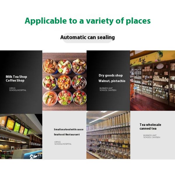 DFJ-160 Vertical Electric Sealing Machine for Stainless Steel Tinplate Easy-Open Cup Plastic and Metal Cans Tin Can Sealer