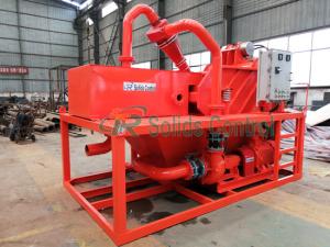 China DN100 Bored Pile Cast Steel 25μM 200GPM Mud Desander factory
