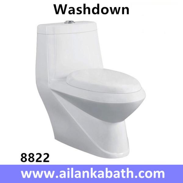 Middle East Bathroom Sanitary Ware Ceramic S-trap250 Roughing-in Washdown One