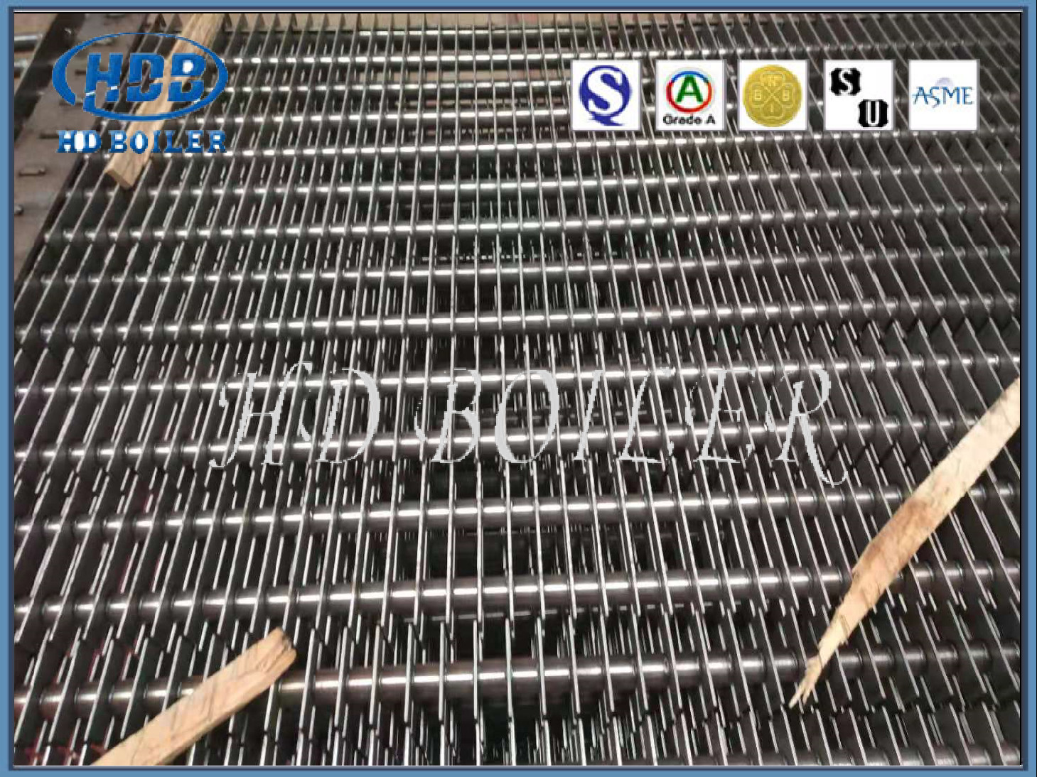 ND Steel Boiler Fin Tube / Double H Type Finned Tube Heat Exchanger Longlife