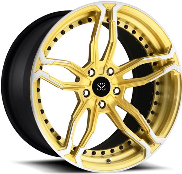 Customized 2-PC Forged Alloy Rims Wheels For Audi RS4 / 22inch Rims Aluminum