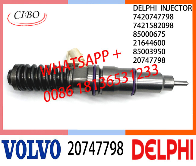 Common Rail Fuel Diesel Injector 20747798 85000675 85003950 7421582098 21644600 E3.18 for VOL (REN-AULTT) MD9 3503
