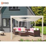 Waterproof Louver Modern Aluminum Pergola Bioclimatic Outdoor Gazebo