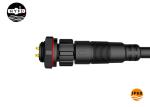 SQ16 IP68 M16 125V 2A Multi Pin Panel Mount Wire Connector