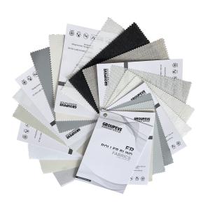China Flame Retardant Blackout And Sunscreen Roller Blind Fabric UV Proof Waterproof factory