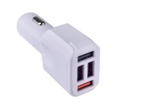 China Universal Four USB Port Fast Car Charger 5V 4.8 A For All Types Cell Phone factory
