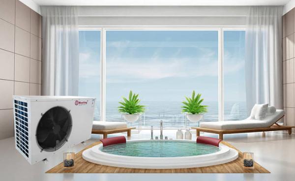 Meeting MD30D bubble pool heat pump air source heatpump radiator heating R32