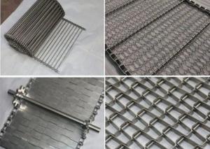China Metal Great Wall 430 Stainless Mesh Conveyor Belt For Towing Boat factory