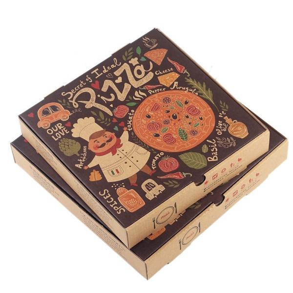 Kinghorn Eco Friendly Food Packaging Pizza Box Corrugated Paper Recycled