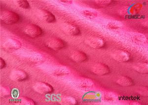 China 100% Polyester Knitted Embossed Minky Plush Fabric Fabric Used For Baby factory