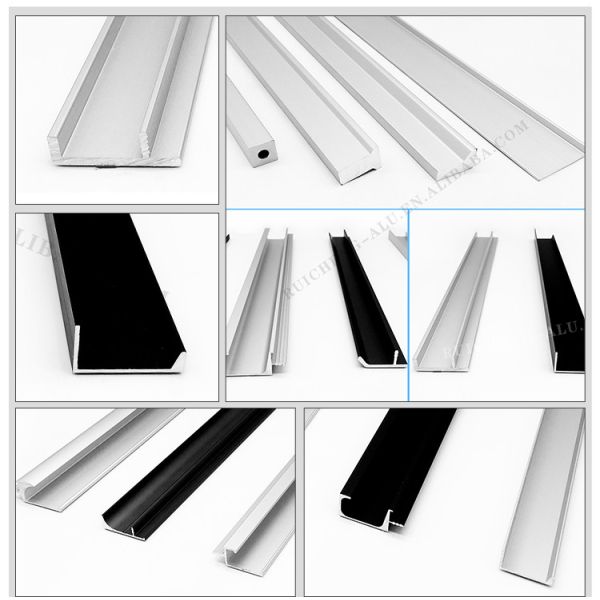 Extruded Aluminium Handle Profile Anodizing G Handle Corrosion Resistant