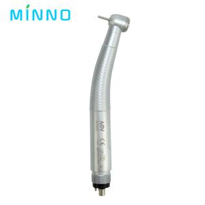 China 4 Hole Dental High Speed Handpiece Without Light Push Button Type factory