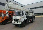 6 -8 Ton Hydraulic Truck Mounted Crane With 4 OutriggerTelescopic Boom 26M - 30M