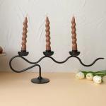 Decorative Candle Holders Metal Candlestick Holder Vintage Hysteria Wrought Iron