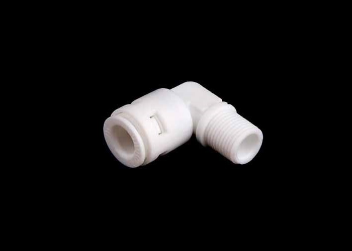 Easy Connecting Elbow Water Connector With Tube OD 1/4'' Thread 1/8''