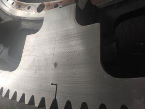 China Customized Pressure Angle Helical Gear Rack And Pinion For Ball Mill factory