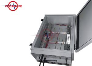 China 100W Each Band Powerful Cell Phone GPS Jammer , Phone Jamming Device Six Frequency Bands factory