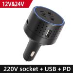 High quality Car inverter 150W AC12V 24V to DC 220V Mini inverter with USB port