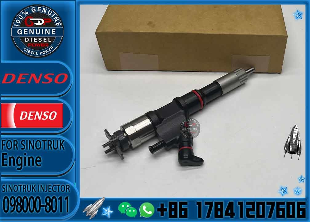 Common Rail Diesel Fuel Injector 095000-8910 VG1246080106 098000-8011 VG1246080051 For SINOTRUK HOWO
