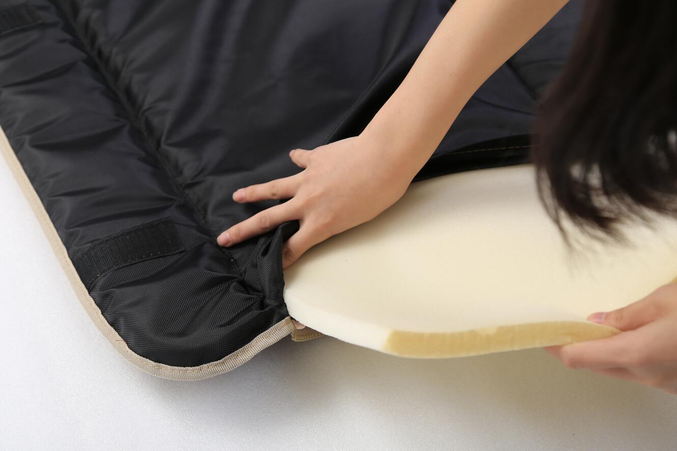 PU Leather Car Seat Travel Mattress , Car Rear Seat Mattress Butterfly Pattern 137 * 148cm
