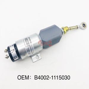 China B4002-1115030 Excavator Spare Parts 24v Diesel Engine Fuel Stop Solenoid factory
