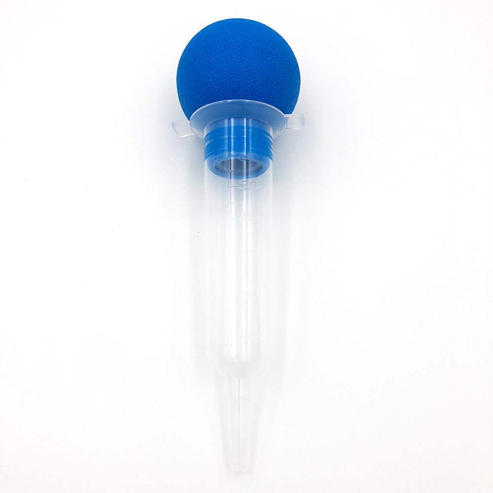 Class I Medical Disposable Products Irrigation Bulb Syringe Thumb Ring Type