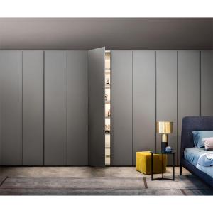 China Wooden Furniture Clothes Melamine MDF Wardrobe Custom Modern For Bedroom factory