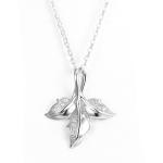1.73g Sterling Silver Cubic Zirconia Pendant Heart Bow Shape