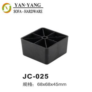 China 45mm high PP material plastic sofa legs decorative furniture sofa legs JC-025 factory