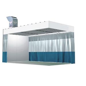 China Fold Style Electric Prep Station Paint Booth Automotive Prep Station For Vehicle Painting And Baking factory
