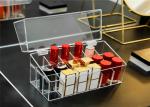 Clear Cosmetic Acrylic Display Box , Lipstick Acrylic Makeup Storage Turn Over