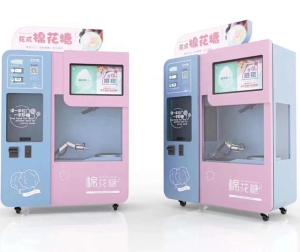 Floss Flower Vending Cotton Candy Making Machine Automatic Customized Color