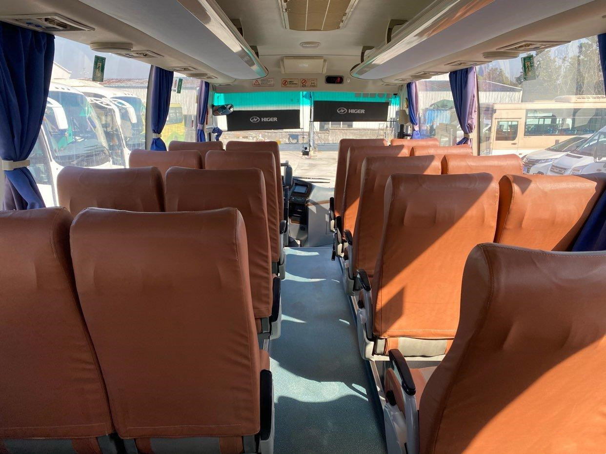 Higer Used Coaster Bus LHD Second Hand CCC Diesel Coach Bus