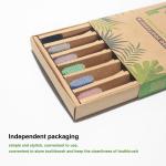 Plastic Free Natural Biodegradable Bamboo Toothbrush For Sensitive Gums