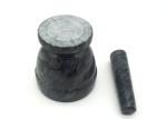 Marble Stone Mortar And Pestle Kitchen Item Convenient Easy Cleaning