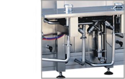 Durable Beer Bottle Filling Machine , Keg Combine Washer Automatic Beer Bottling Machine
